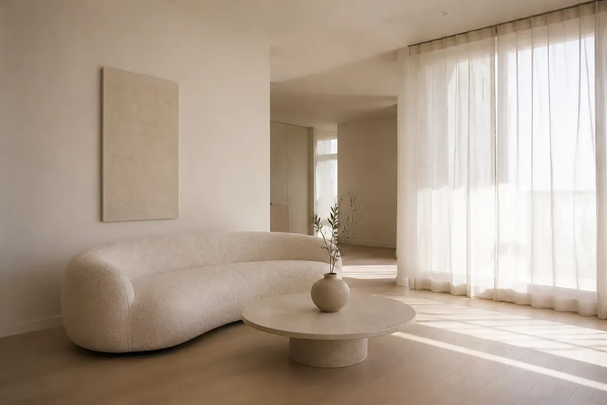 Wnętrze w stylu Soft Minimal